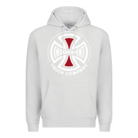 Dove Grey independent company cross skateboard Premium Hoodie - PixelWave