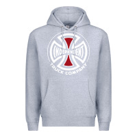 Heather Grey independent company cross skateboard Premium Hoodie - PixelWave