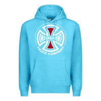 Ocean Blue independent company cross skateboard Premium Hoodie - PixelWave