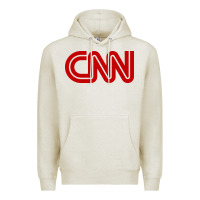 Oatmeal Heather cnn media company Premium Hoodie - PixelWave