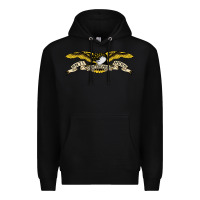 Black anti hero skateboards Premium Hoodie - PixelWave
