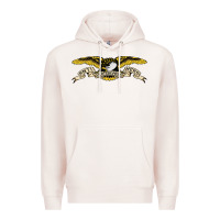 Pale Pink anti hero skateboards Premium Hoodie - PixelWave