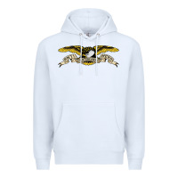 White anti hero skateboards Premium Hoodie - PixelWave