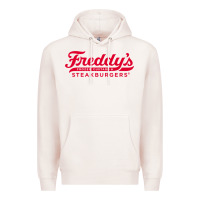 Pale Pink freddy's frozen custard & steakburgers Premium Hoodie - PixelWave