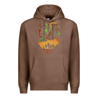 Chestnut The Monster Squad Premium Hoodie - PixelWave