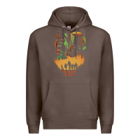 Coffee The Monster Squad Premium Hoodie - PixelWave