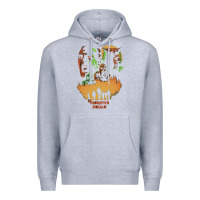 Heather Grey The Monster Squad Premium Hoodie - PixelWave