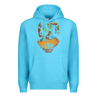 Ocean Blue The Monster Squad Premium Hoodie - PixelWave