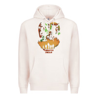 Pale Pink The Monster Squad Premium Hoodie - PixelWave