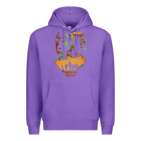Purple The Monster Squad Premium Hoodie - PixelWave