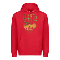 Red The Monster Squad Premium Hoodie - PixelWave