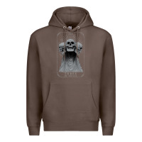 Coffee hunt showdown anniversary three of skulls black t shirt Premium Hoodie - PixelWave