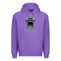 Purple hunt showdown anniversary three of skulls black t shirt Premium Hoodie - PixelWave