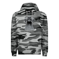 Slate Camo hunt showdown anniversary three of skulls black t shirt Premium Hoodie - PixelWave