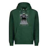 Sports Green hunt showdown anniversary three of skulls black t shirt Premium Hoodie - PixelWave