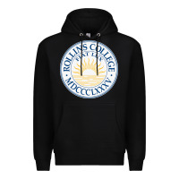 Black rollins college Premium Hoodie - PixelWave