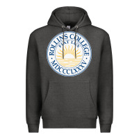 Charcoal Heather rollins college Premium Hoodie - PixelWave
