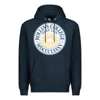 Navy rollins college Premium Hoodie - PixelWave