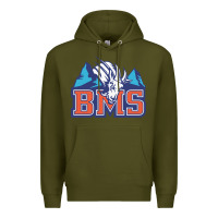 Army Green blue mountain state Premium Hoodie - PixelWave