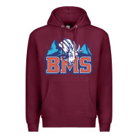 Burgundy blue mountain state Premium Hoodie - PixelWave