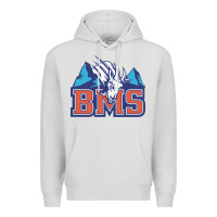 Dove Grey blue mountain state Premium Hoodie - PixelWave
