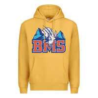 Mustard blue mountain state Premium Hoodie - PixelWave