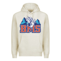 Oatmeal Heather blue mountain state Premium Hoodie - PixelWave