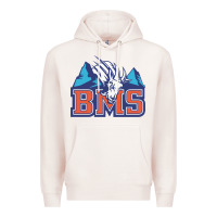 Pale Pink blue mountain state Premium Hoodie - PixelWave