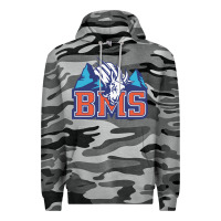 Slate Camo blue mountain state Premium Hoodie - PixelWave