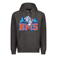 Smoke blue mountain state Premium Hoodie - PixelWave