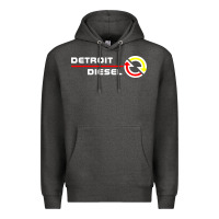 Charcoal Heather Detroit Diesel Premium Hoodie - PixelWave
