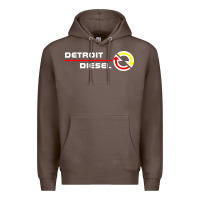 Coffee Detroit Diesel Premium Hoodie - PixelWave