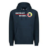 Navy Detroit Diesel Premium Hoodie - PixelWave