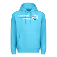 Ocean Blue Detroit Diesel Premium Hoodie - PixelWave