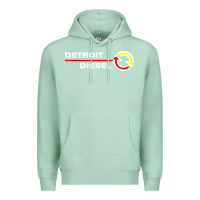 Seafoam Detroit Diesel Premium Hoodie - PixelWave