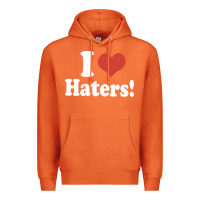 Carrot i love haters Premium Hoodie - PixelWave
