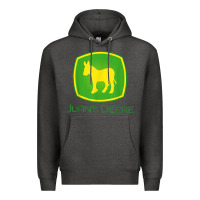 Charcoal Heather Juan Deere Farmer Gardener Landscaper Funny Premium Hoodie - PixelWave