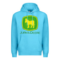 Ocean Blue Juan Deere Farmer Gardener Landscaper Funny Premium Hoodie - PixelWave
