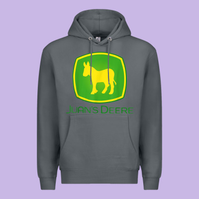 Juan Deere Farmer Gardener Landscaper Funny Premium Hoodie Designed By Pixelwave