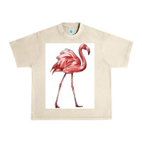 Sandshell Pink Flamingo Urban Heavy Tee - LillyAllenDesigns