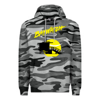 Slate Camo baywatch lifeguard tower sunset   baywatch Premium Hoodie - PixelWave