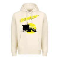 Tofu baywatch lifeguard tower sunset   baywatch Premium Hoodie - PixelWave