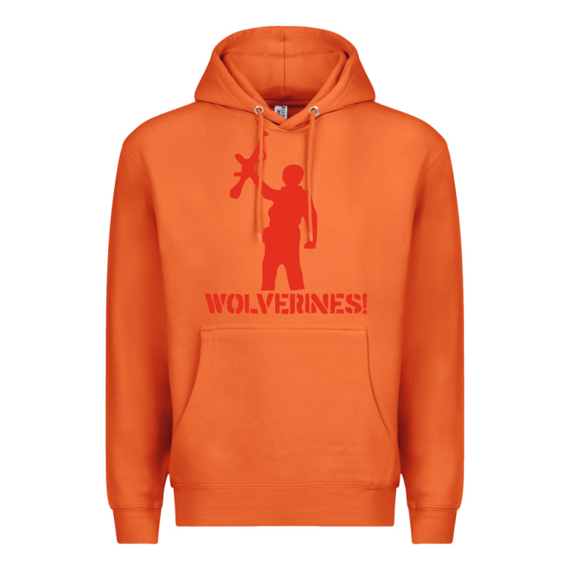 Red Dawn Wolverines Premium Hoodie by PixelWave | Teevron
