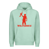 Seafoam red dawn wolverines Premium Hoodie - PixelWave