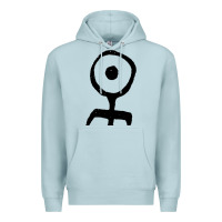 Blue Mist Einsturzende Neubauten Premium Hoodie - PixelWave