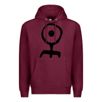 Burgundy Einsturzende Neubauten Premium Hoodie - PixelWave