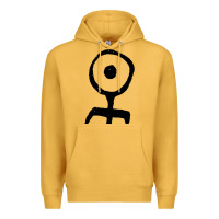 Mustard Einsturzende Neubauten Premium Hoodie - PixelWave