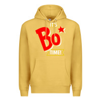 Antique Gold it's bo time Premium Hoodie - PixelWave