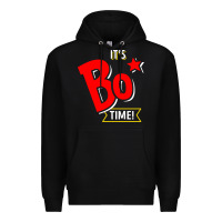 Black it's bo time Premium Hoodie - PixelWave