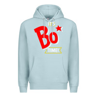 Blue Mist it's bo time Premium Hoodie - PixelWave